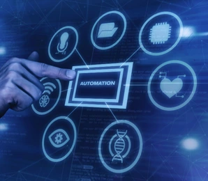 AI automation concept